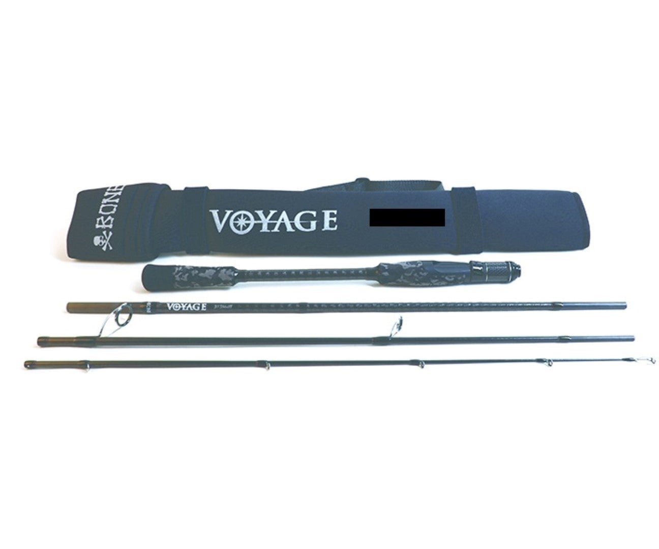 Bone Voyage 4 Piece Baitcaster Travel Rod - High Modulus Carbon Fishing Rod