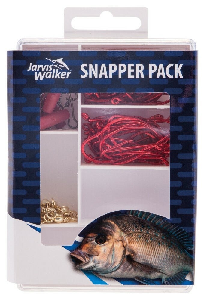 Jarvis Walker 70 Piece Snapper Fishing Pack - Assorted Fishing Tackle Kit