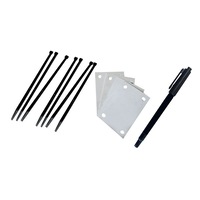Jarvis Walker Crab Pot ID Kit-Crabbing ID Kit-4 x ID Tags-8 x Zip Ties-1 x Pen