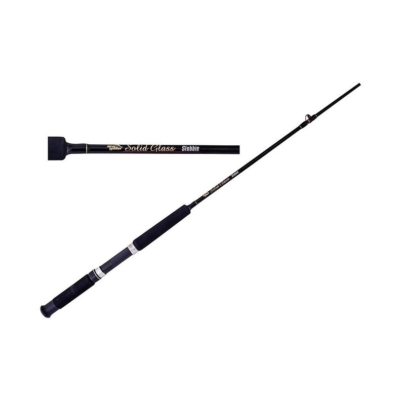 Buy Jarvis Walker Stubbie 4'2 Solid Glass Fishing Rod - 4-8kg 1 Pce Spin Rod  - MyDeal