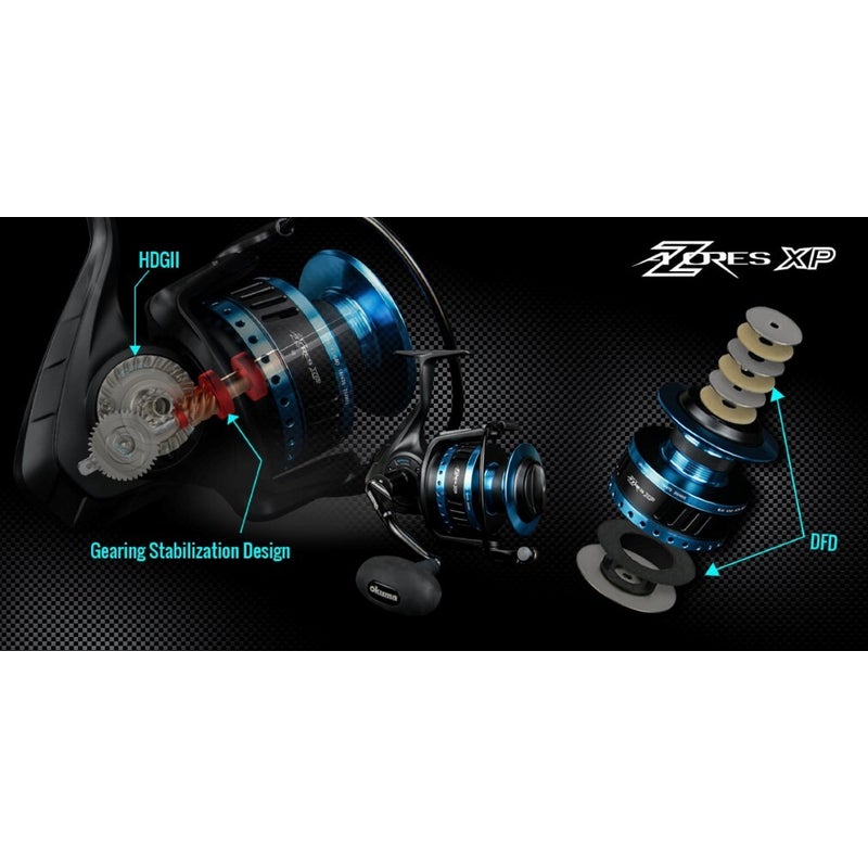 Buy Okuma Azores XP 8000H High Speed Spinning Fishing Reel - 7 Bearing Spin  Reel - MyDeal