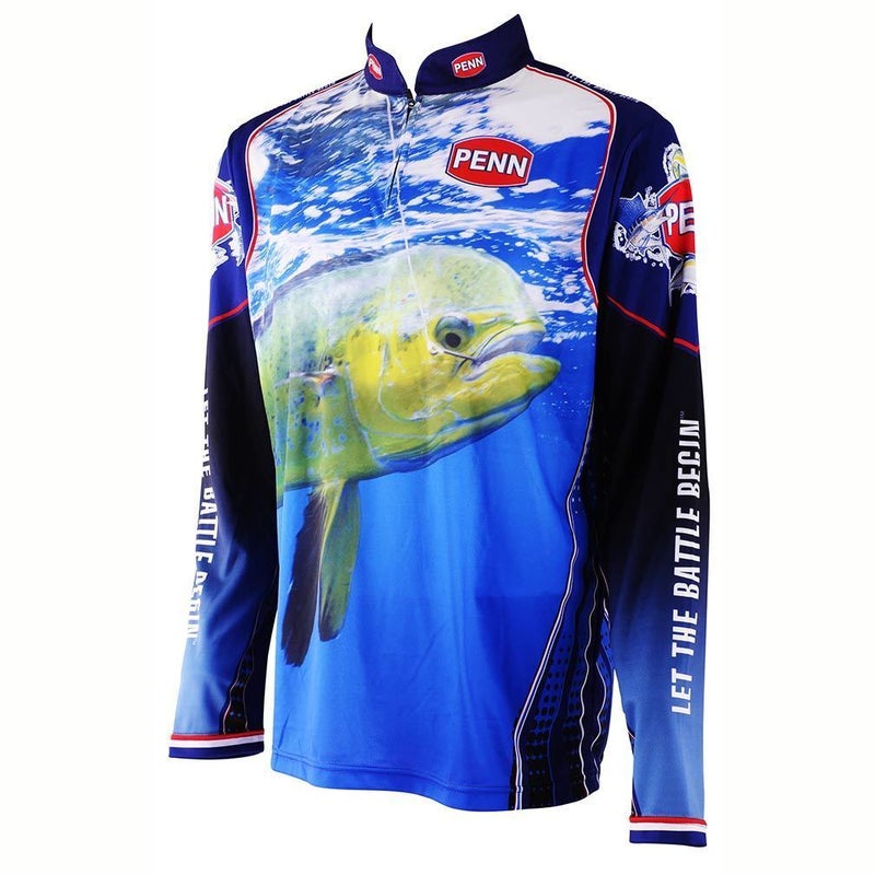 Buy Penn Dolphinfish Long Sleeve Tournament Fishing Shirt - Dye Sublimated  - MyDeal