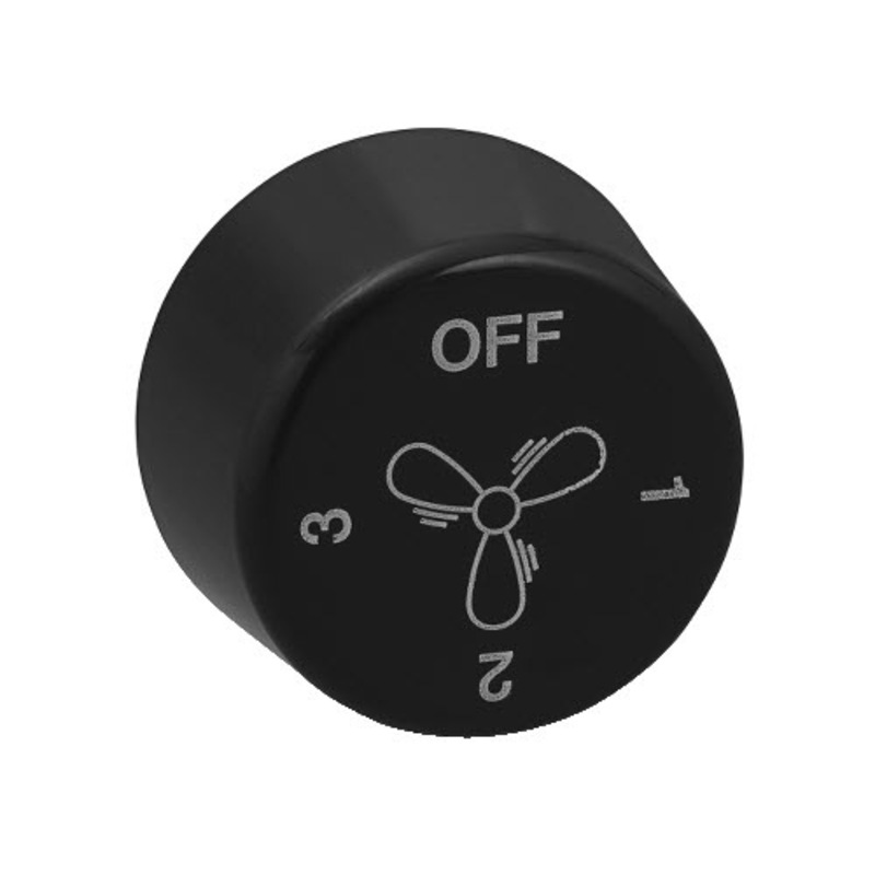 Buy Clipsal 2031VF3CBKBBK Black 4 Position Fan Controller Knob