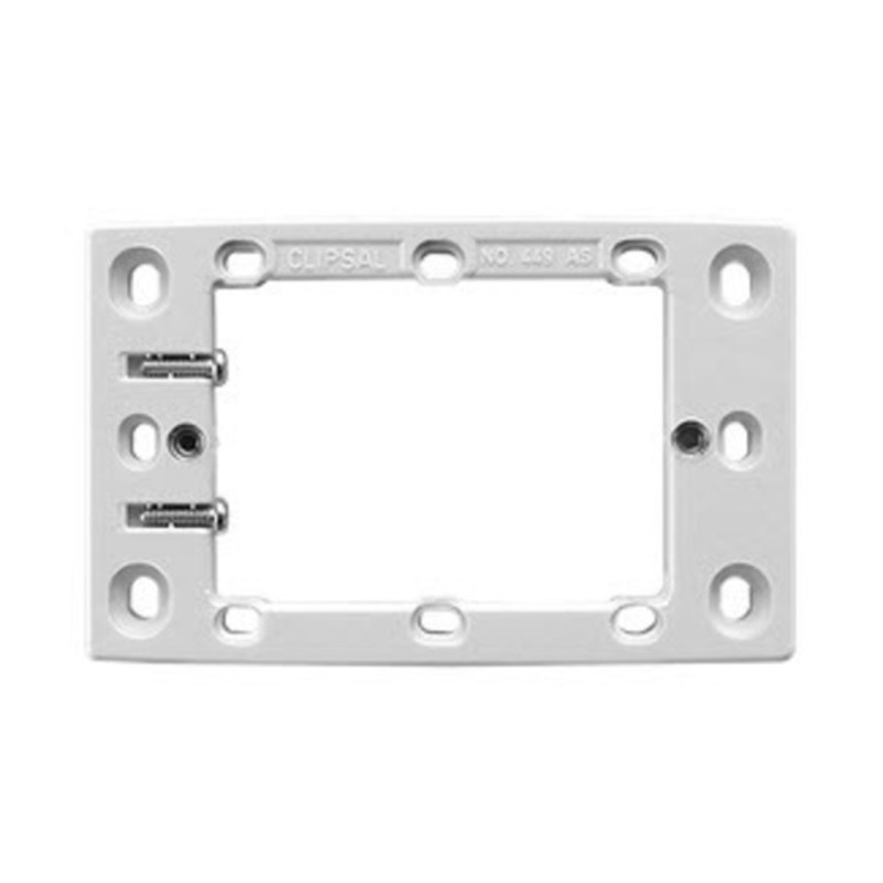 Buy Clipsal 449AS Mounting Block Shallow 10mm 449ASWE MyDeal