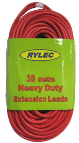 Extension Lead 30 Metre 10 Amp Heavy Duty with Neon Plug