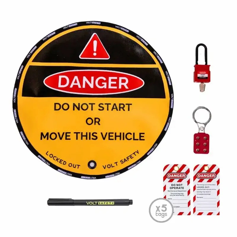 Volt Safety LOCKOUT SW 40 K  Steering Wheel Cover Kit