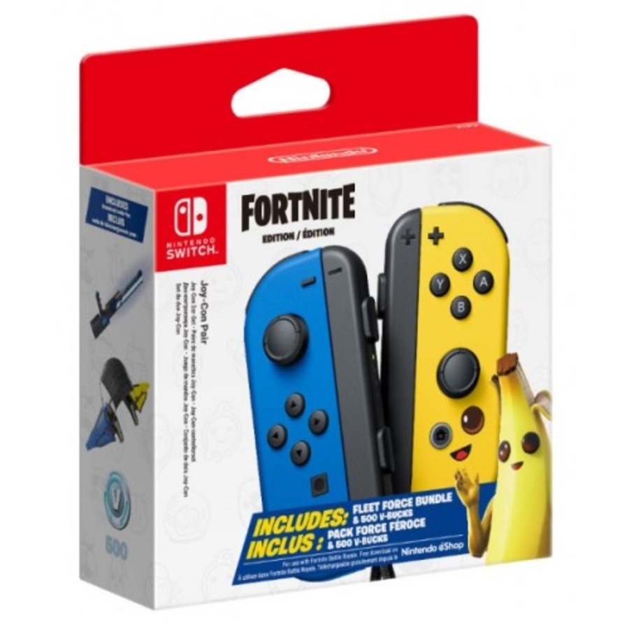 Joy-Con Pair Controller Fortnite Edition Fleet Force Bundle Nintendo Switch