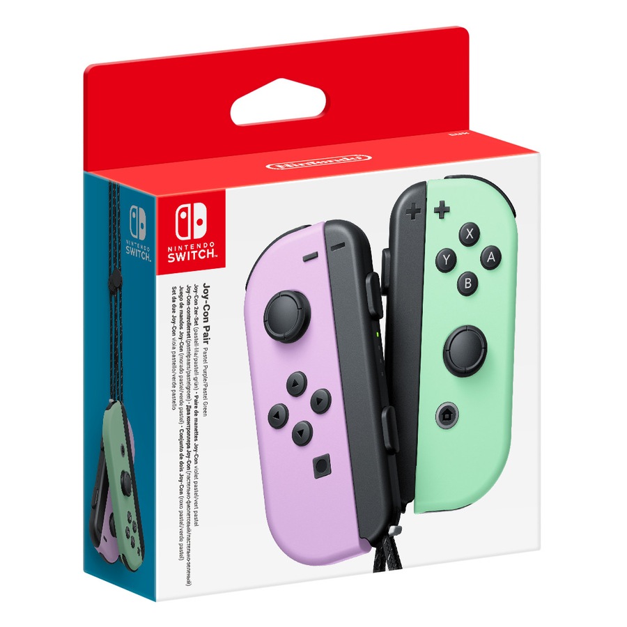 Joy-Con Pastel Purple/Pastel Green Controller Pair Nintendo Switch