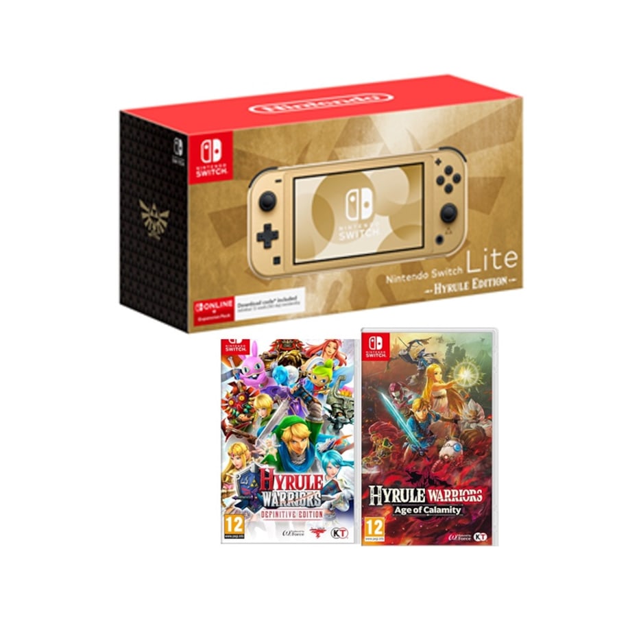 Nintendo Switch Lite Console Hyrule Edition & Def Edition & Age of Calamity Game