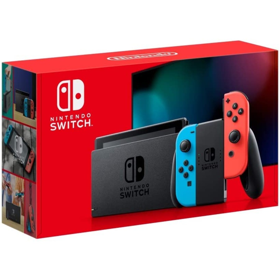 Nintendo Switch Neon Blue and Red Joy-Con Console