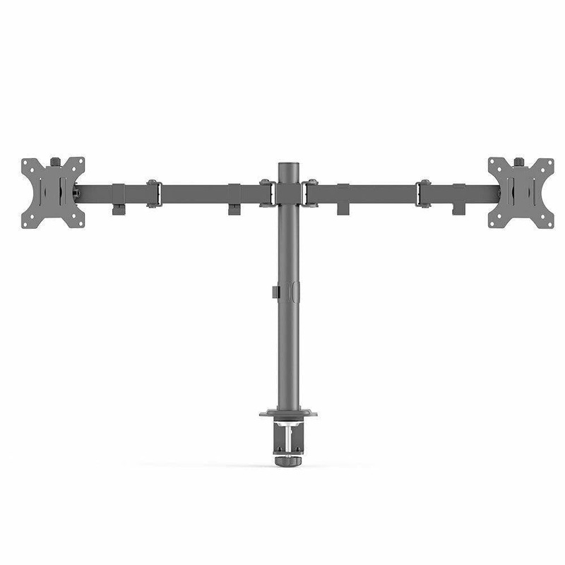 Buy Dual LCD / LED Monitor Desk Mount Stand Heavy Duty Fully Adjustable ...