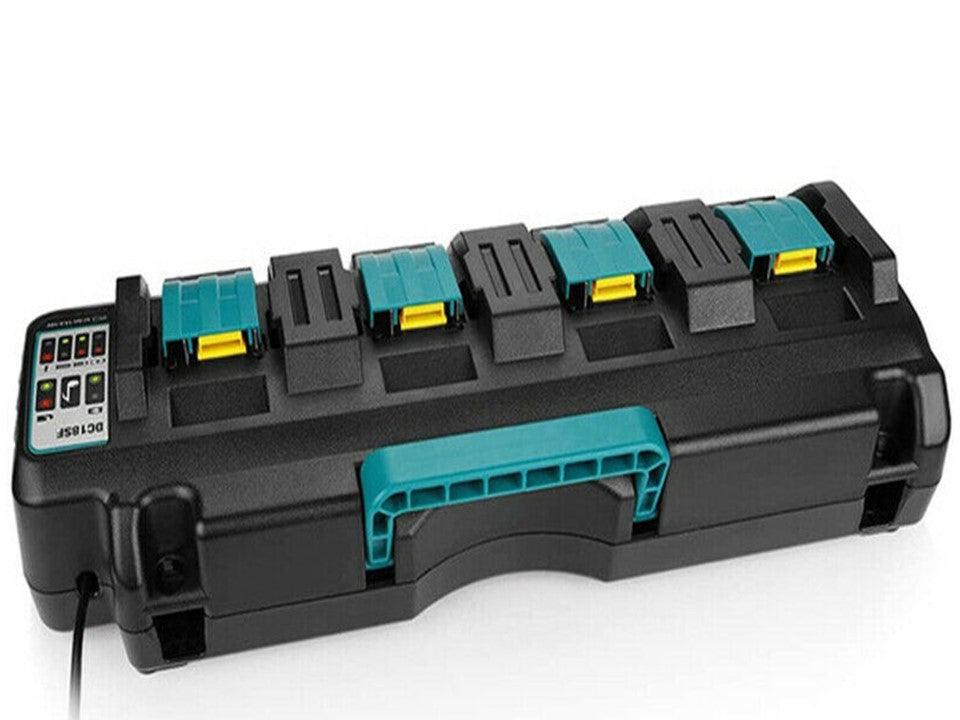 Durable 4 port Rapid Charger For Makita 18v Li ion Battery