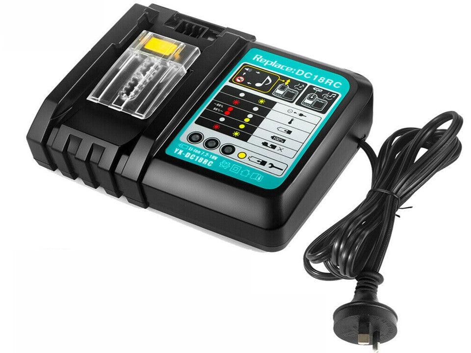 DC18RC 18V Lithium Ion Battery Charger AU Plug for Makita BL1830 BL1860B BL1850
