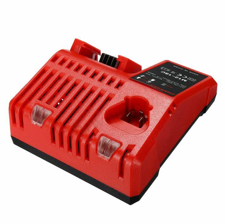 Milwaukee M12 & M18 Compatible Dual Rapid Battery Charger  12v 18v