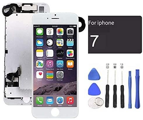 LCD Touch Screen Replacement Digitizer Assembly for iPhone 7 Plus (White)