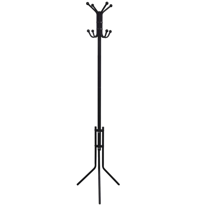 Buy Metal Black Coat Stand MyDeal