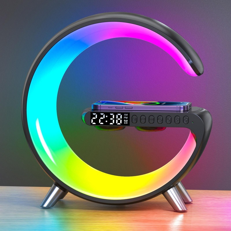 Buy Multifunctional Wireless Charger Alarm Clock Speaker APP Control