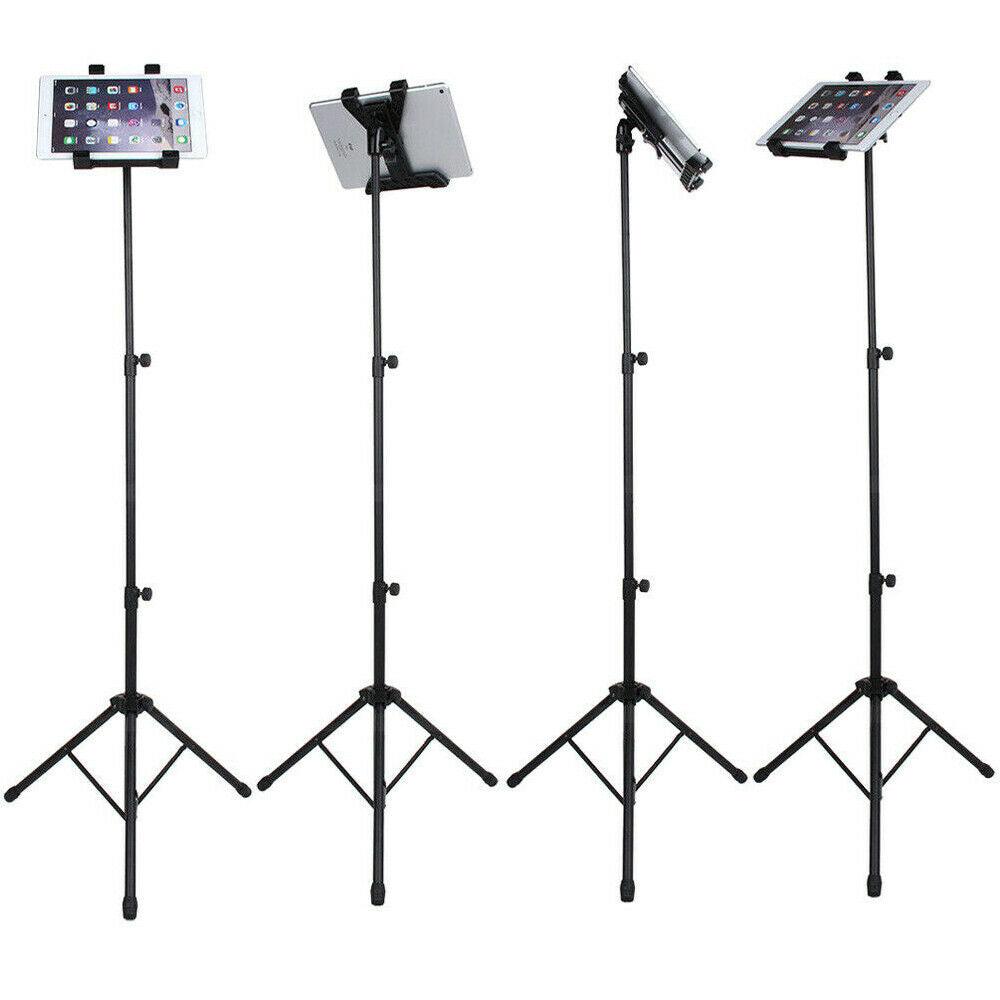 Buy Adjustable Floor Bed Tripod Stand Carrying Music Bracket for iPad 7 ...