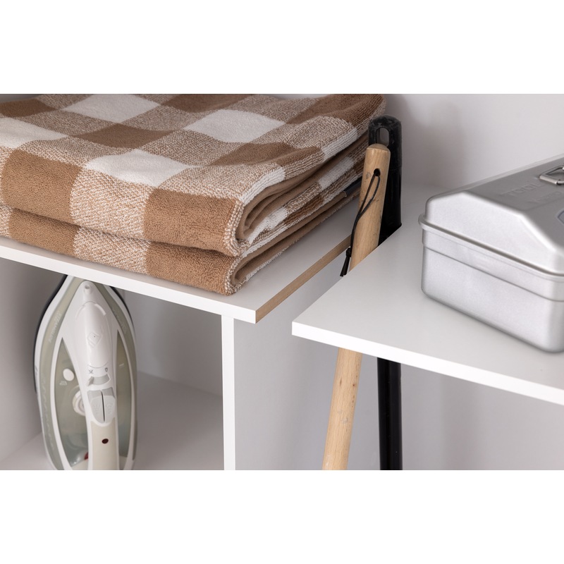 Buy Maclaren Macey Broom Cupboard White MyDeal