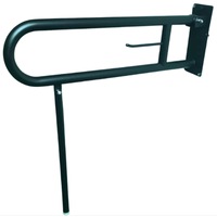 Powder Coated Black Drop Down Foldable Grab Rail