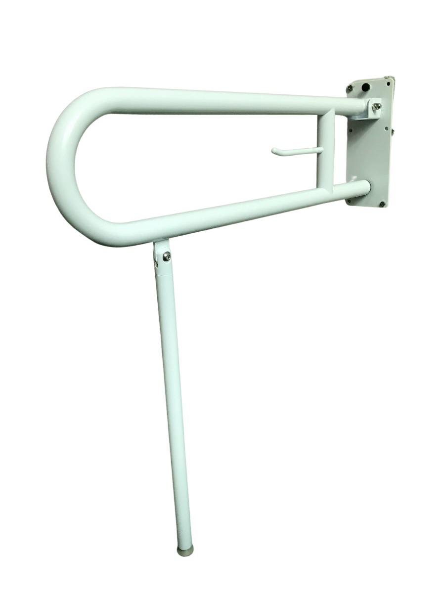 Buy Powder Coated White Drop Down with Leg Grab Rail - MyDeal Australia
