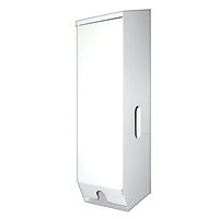 Triple Toilet Roll Dispenser White Metal T007W