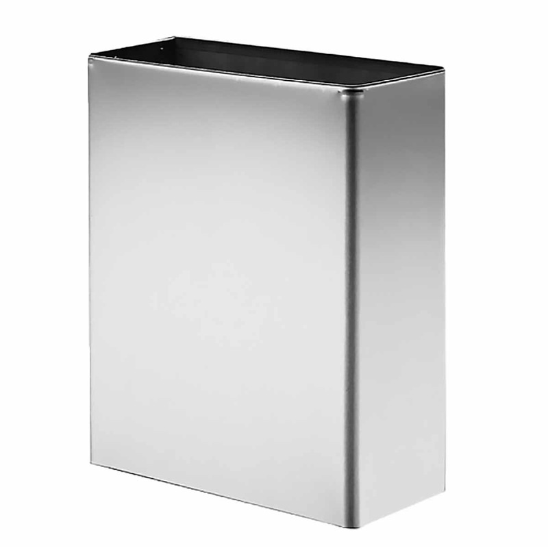 Buy Wall Mount 23L S'Steel Waste Bin Heavy Duty MyDeal
