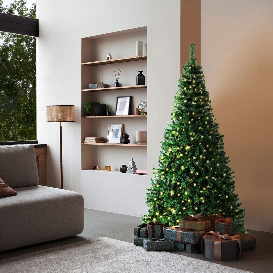 1.5M LED Christmas Tree Tinseltown 5FT Xmas Trees Decorations Green 445 Tips