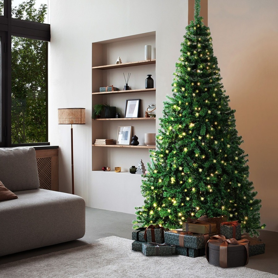 2.7M LED Christmas Tree Tinseltown 9FT Xmas Trees Decorations Green 1600 Tips