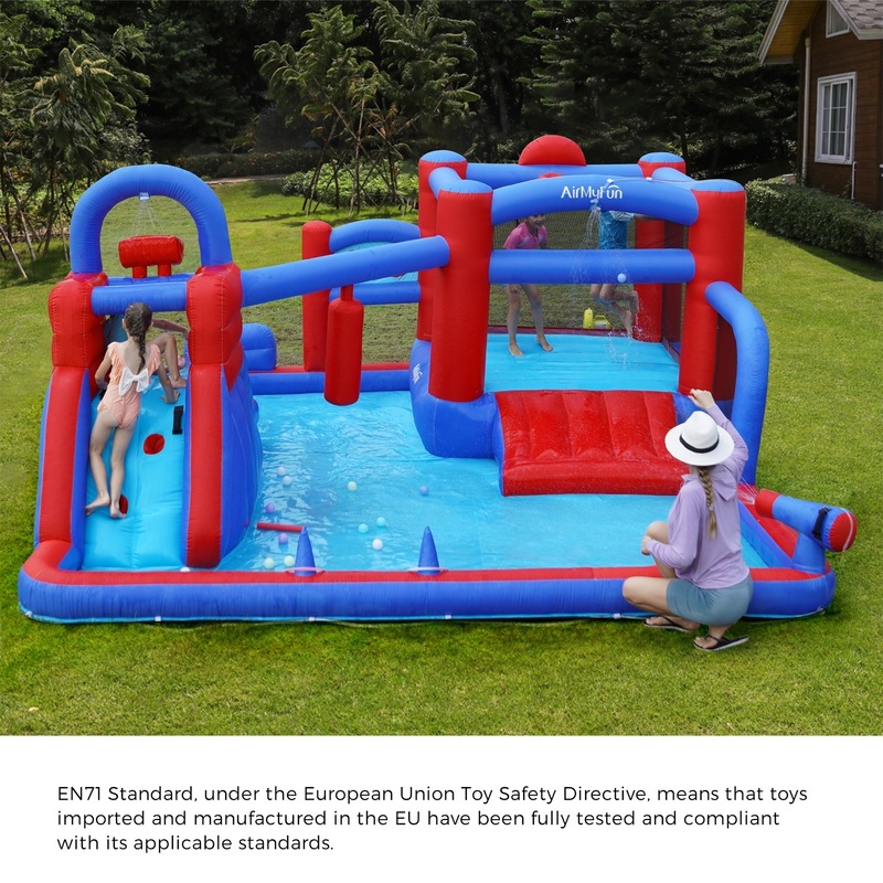 Y Class Inflatable Buy AirMyFun Inflatable Trampoline Bounce House 11 Play Zones Kids ...