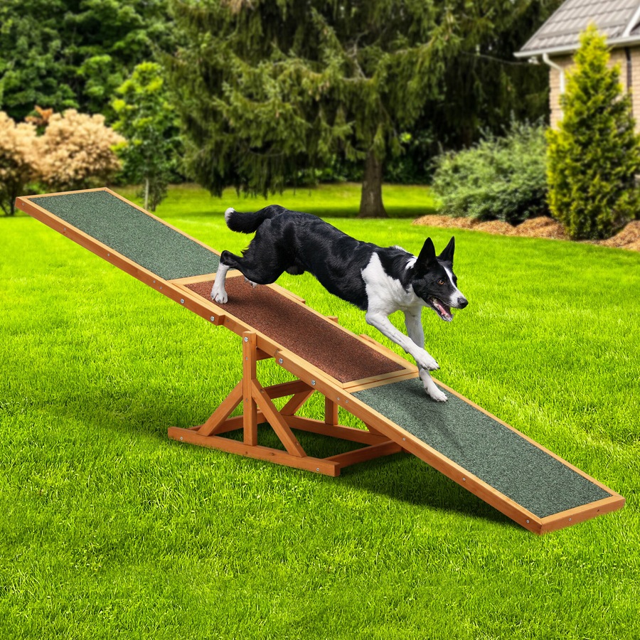 Alopet Dog Seesaw 180CM Pet Obedience Agility Training Puppy Sports Outdoor Play