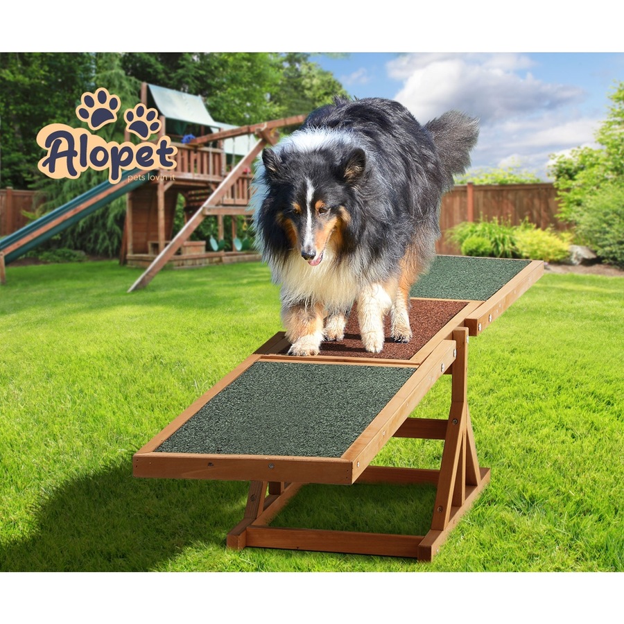 Alopet Dog Seesaw 180CM Pet Obedience Agility Training Puppy Sports Outdoor Play