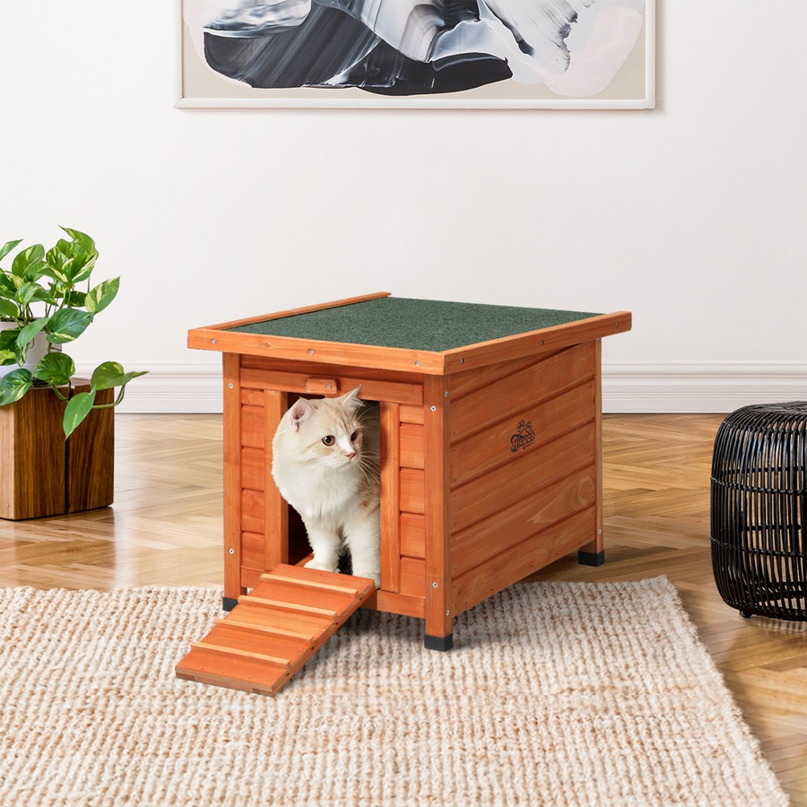 Alopet Rabbit Hutch Chicken Coop Wooden Pet Cage Habitat House Outdoor Cube