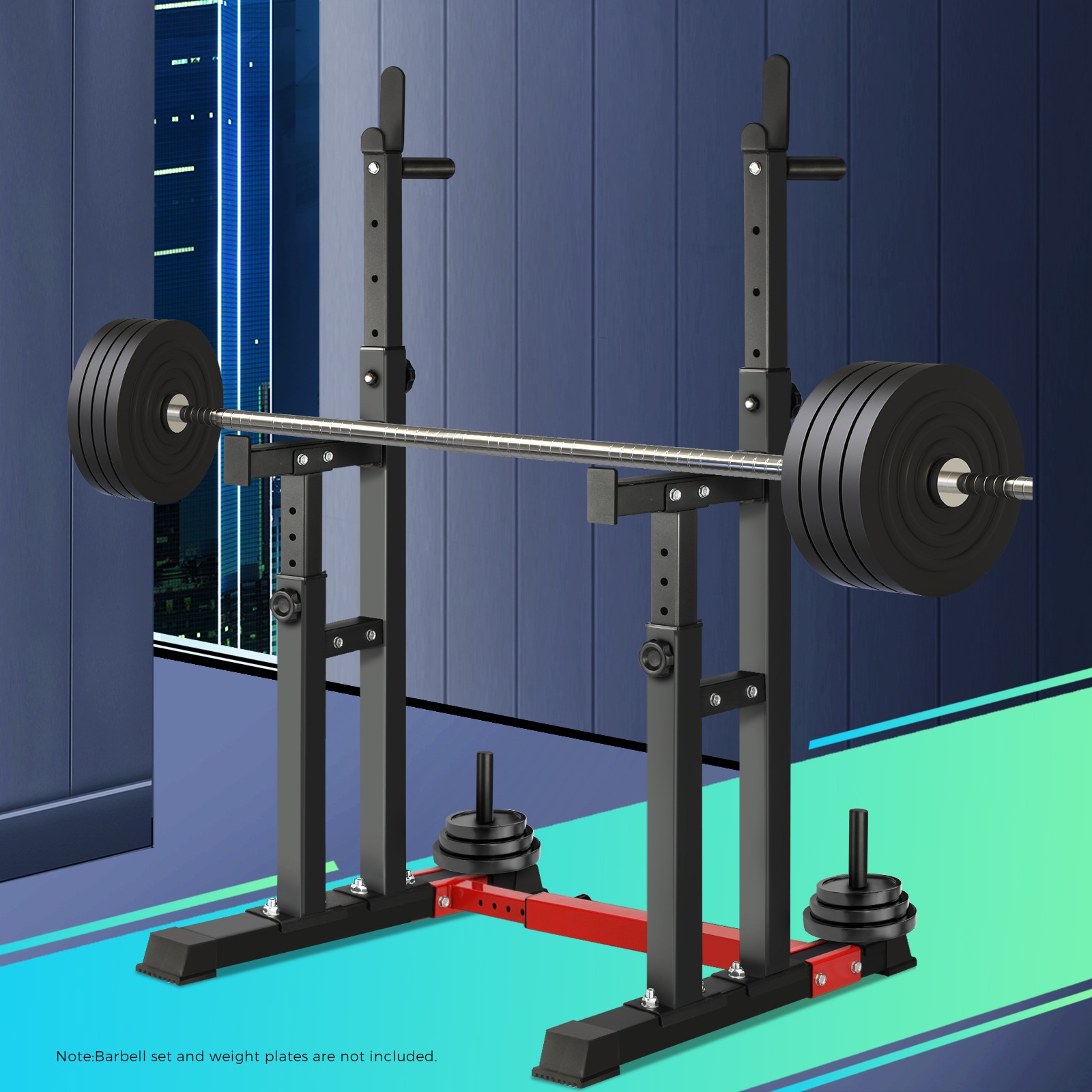 Finex Squat Rack Adjustable Barbell Bench Press Equipment