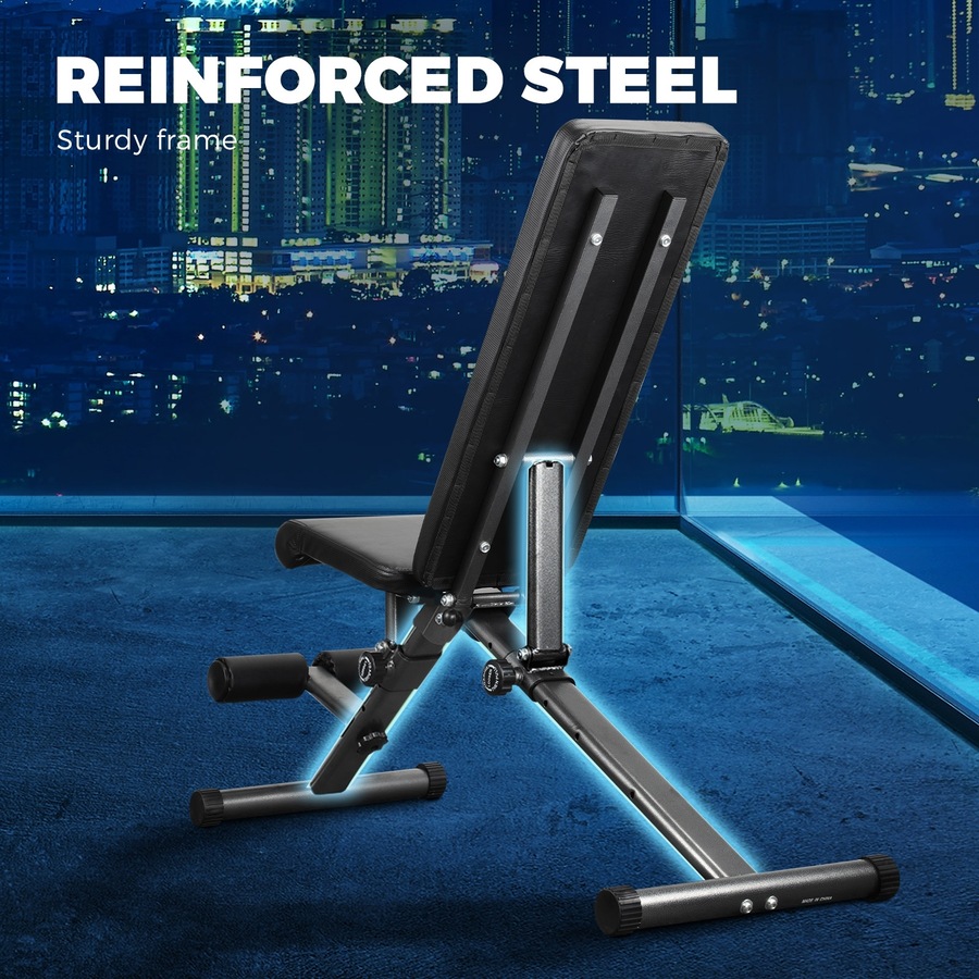 Finex Weight Bench FID Bench Dumbbell Flat Incline Decline Press Home Gym Fitness