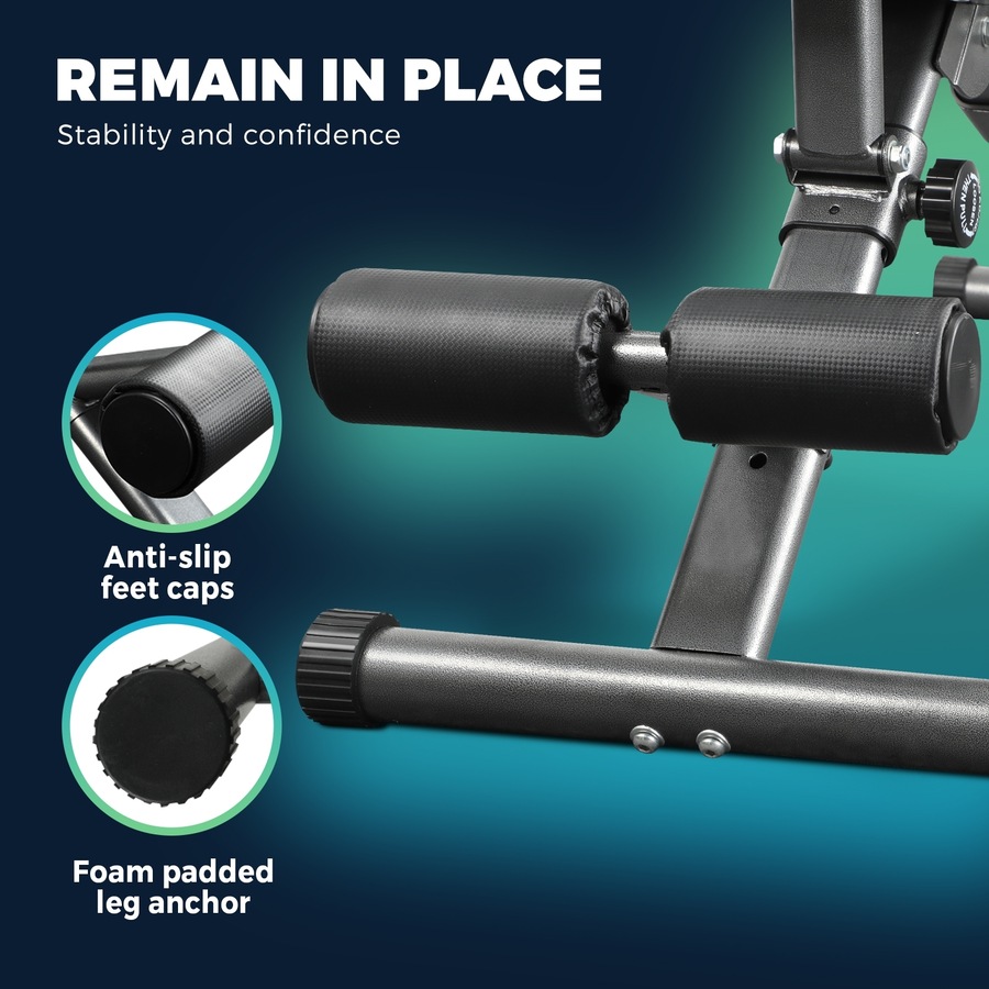 Finex Weight Bench FID Bench Dumbbell Flat Incline Decline Press Home Gym Fitness