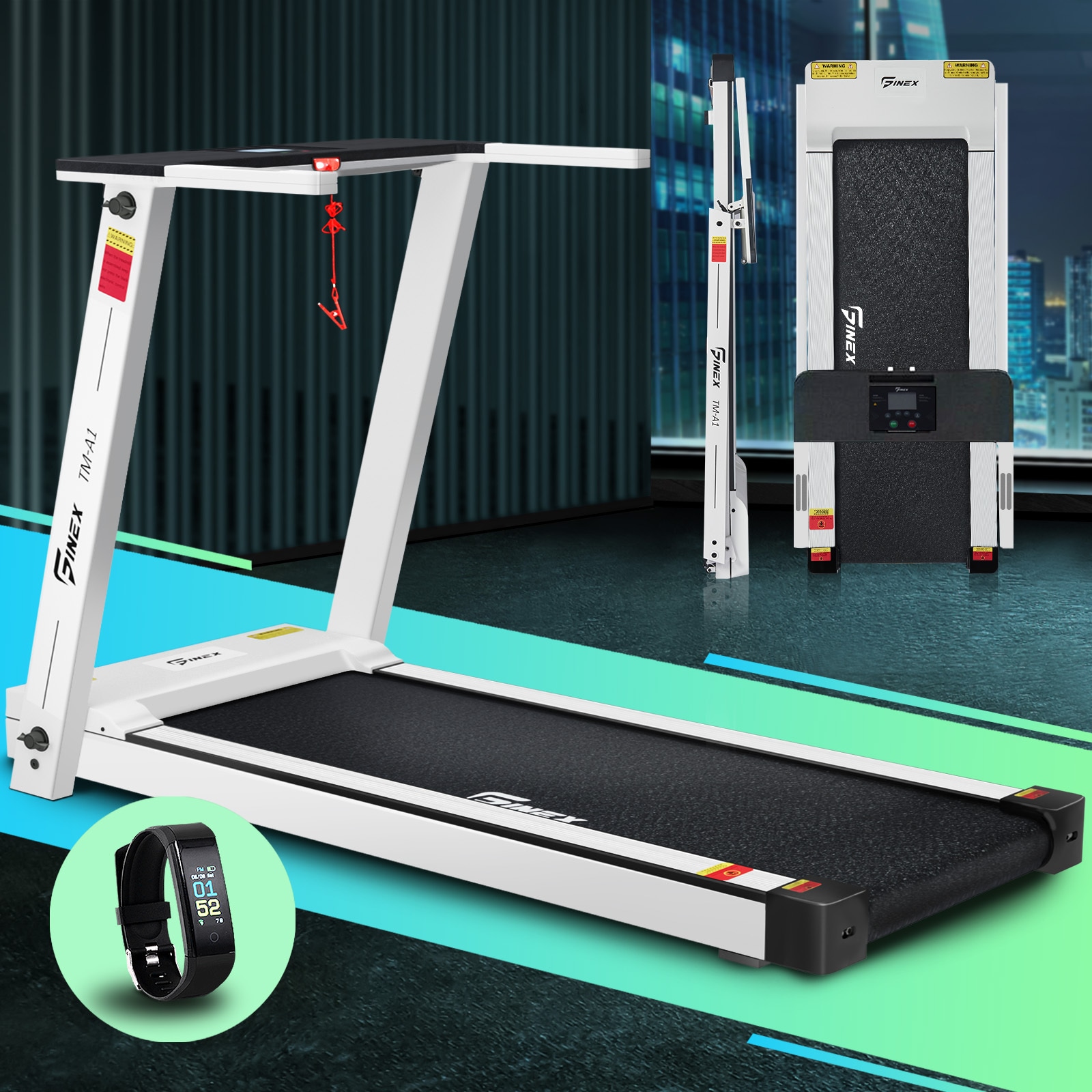 Buy Finex Electric Treadmill Home Gym Run Exercise Machine Fitness ...