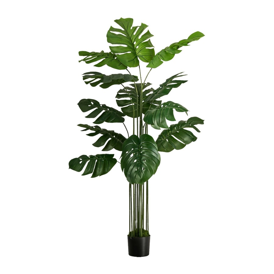 Buy Livsip 150cm Artificial Monstera Deliciosa Plant Fake Tropical Tree  Home Garden Decor - Everyday Rewards Shop