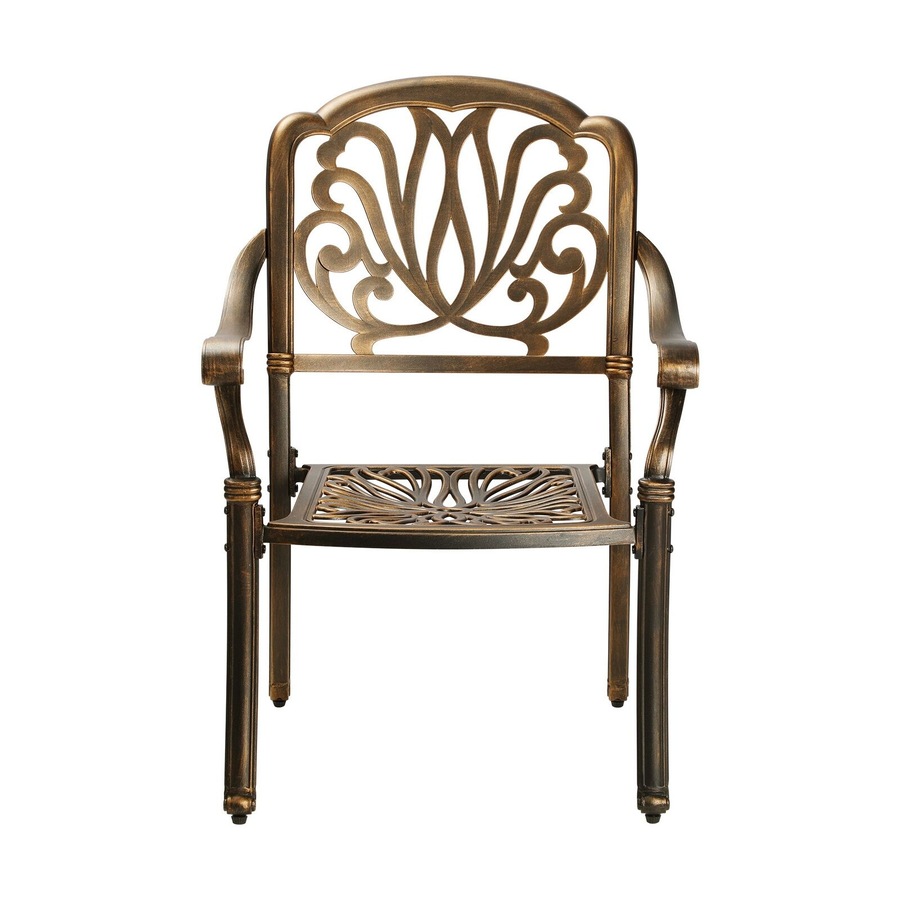 Livsip Outdoor Dining Chairs Set 6 Piece Bistro Set Cast Aluminum Patio Garden Furniture