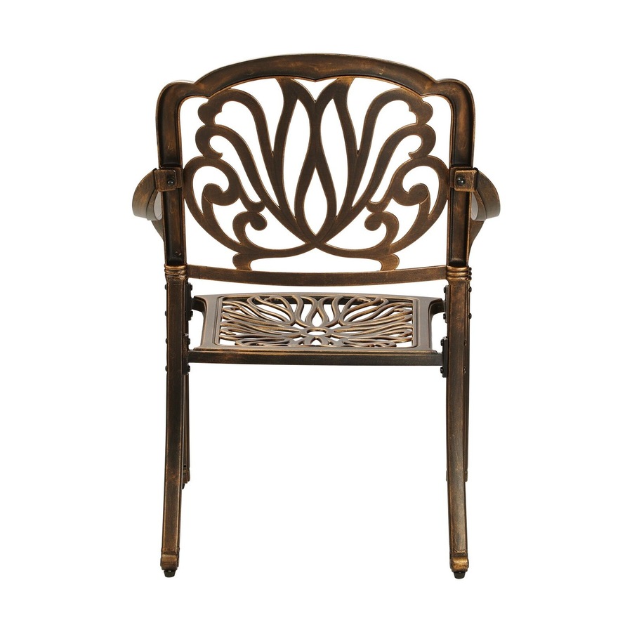 Livsip Outdoor Dining Chairs Set 6 Piece Bistro Set Cast Aluminum Patio Garden Furniture