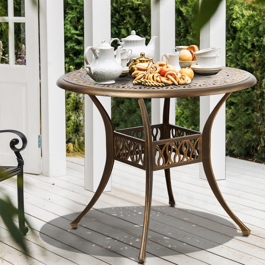 Livsip Outdoor Dining Set 5 Piece Table Chairs Setting Patio Outdoor Furniture