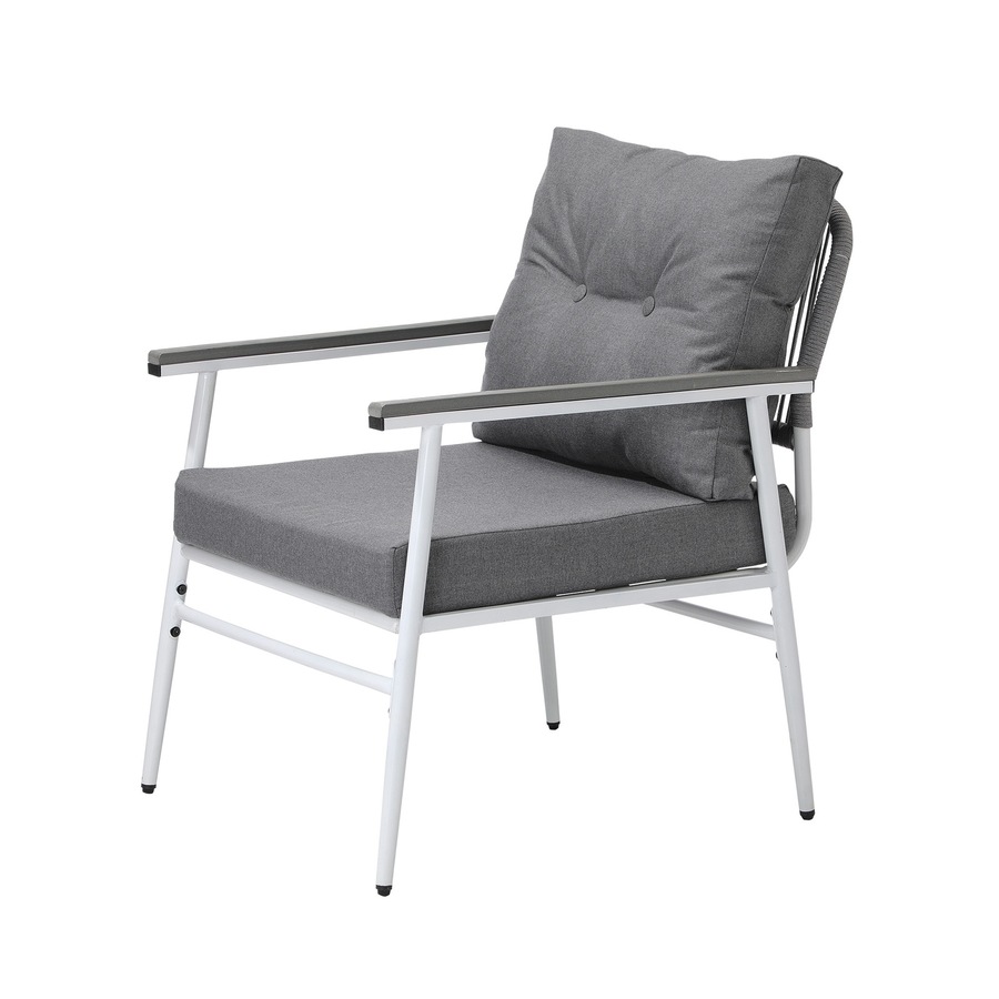 Livsip Outdoor Dining Setting Patio Furniture Set 2 Seater Tempered Glass Table