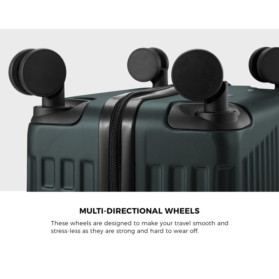 Mazam 28" Luggage Suitcase Trolley Set Travel TSA Lock Storage ABS Case Green