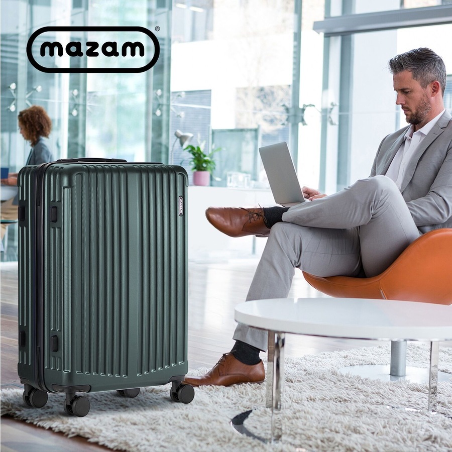 Mazam 28" Luggage Suitcase Trolley Set Travel TSA Lock Storage ABS Case Green