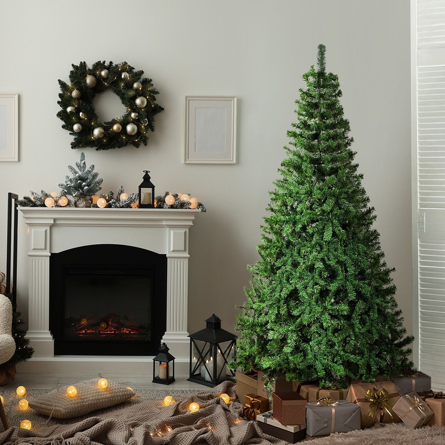 Tinseltown 2PCS Christmas Tree 2.1M 7FT Xmas Trees Decorations Green 1000 Tips