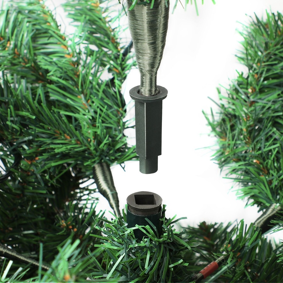 Tinseltown 2PCS Christmas Tree 2.1M 7FT Xmas Trees Decorations Green 1000 Tips