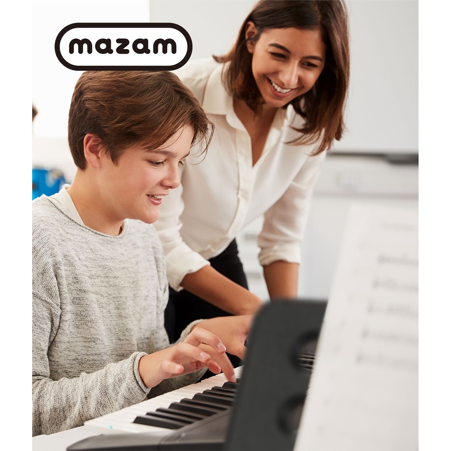 Mazam 61 Keys Electronic Piano Keyboard Electric Keyboards With Stand Holder Microphone Beginner Kids Gift