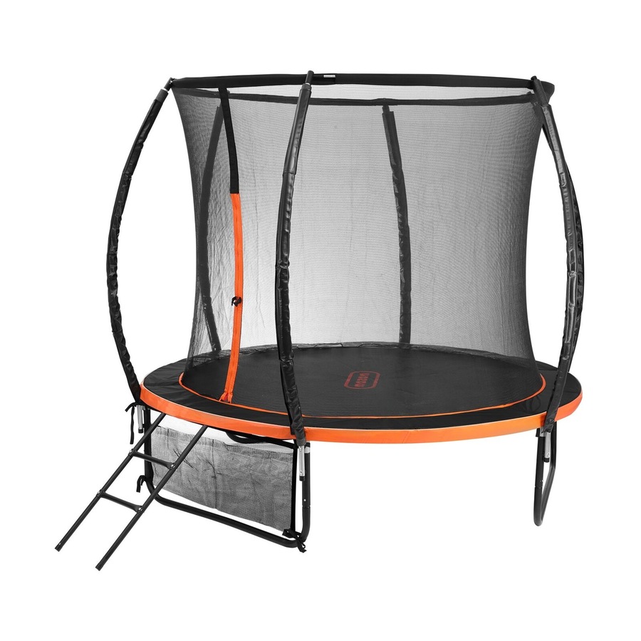 Mazam 8FT Trampoline Round Kids Trampolines Enclosure Safety Net with Ladder