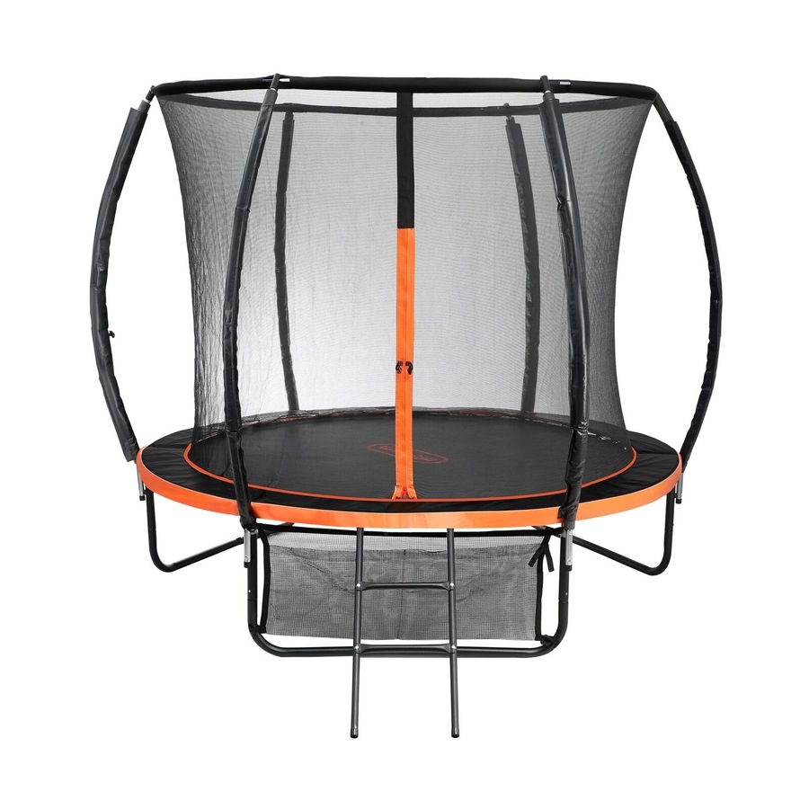 Mazam 8FT Trampoline Round Kids Trampolines Enclosure Safety Net with Ladder