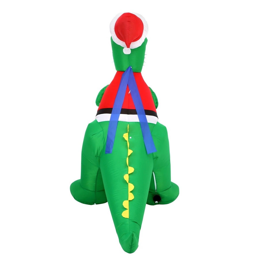 Tinseltown Christmas Inflatable Dinosaur 1.8M Xmas LED Lights Outdoor Decoration